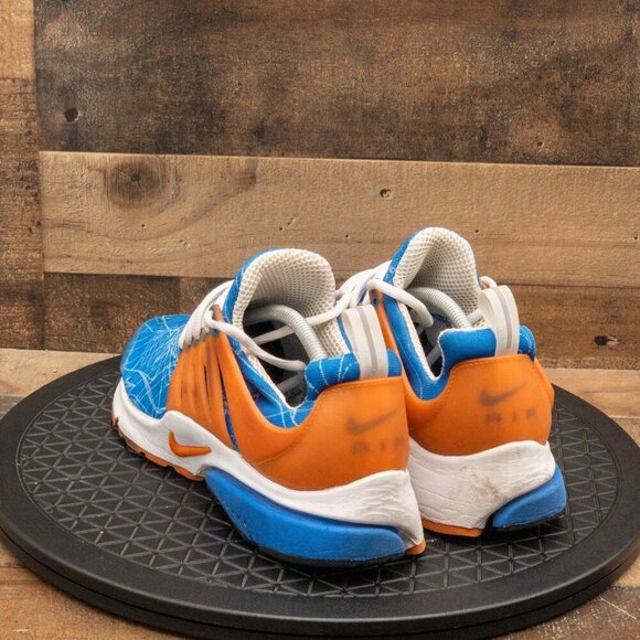NIKE AIR PRESTO 2021 MENS ATHLETIC SHOES BLUE WHITE ORANGE RETRO SIZE LARGE - Picture 6 of 9